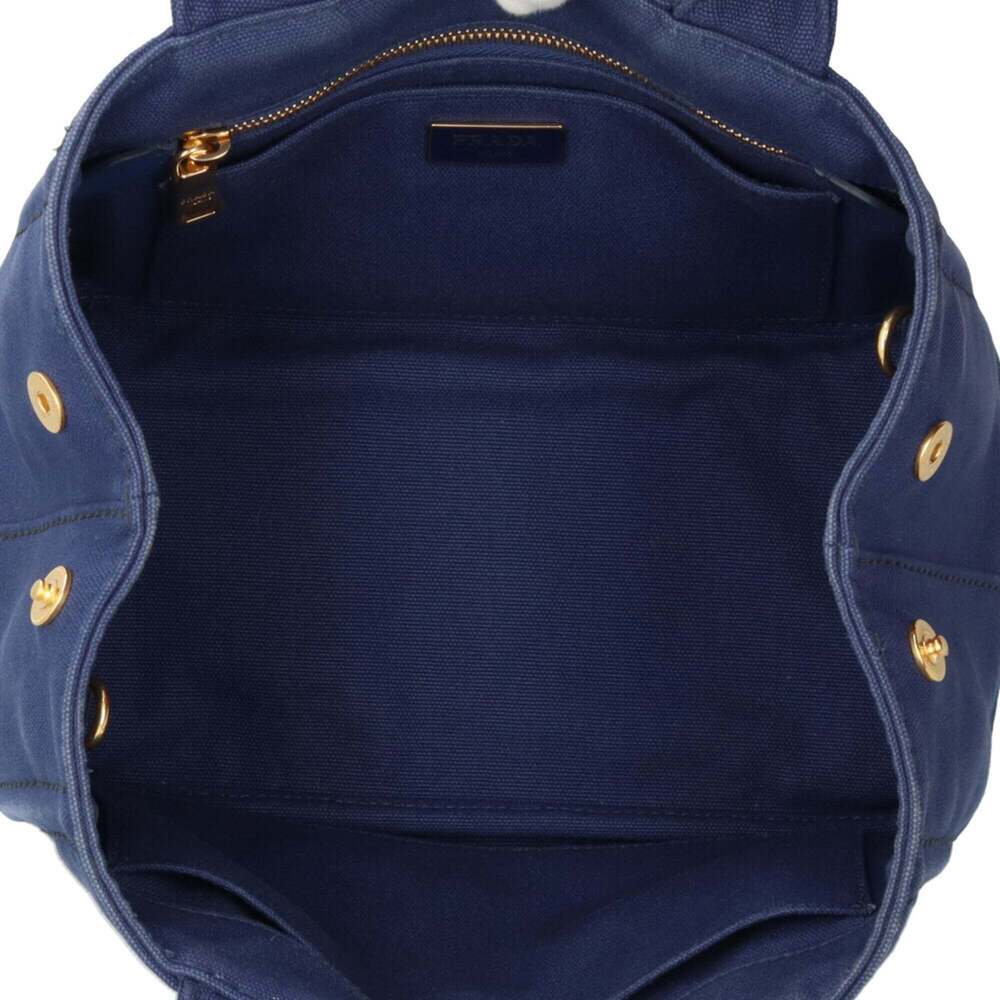 PRADA Blue Canvas Shoulder Bag - Picture 6 of 16